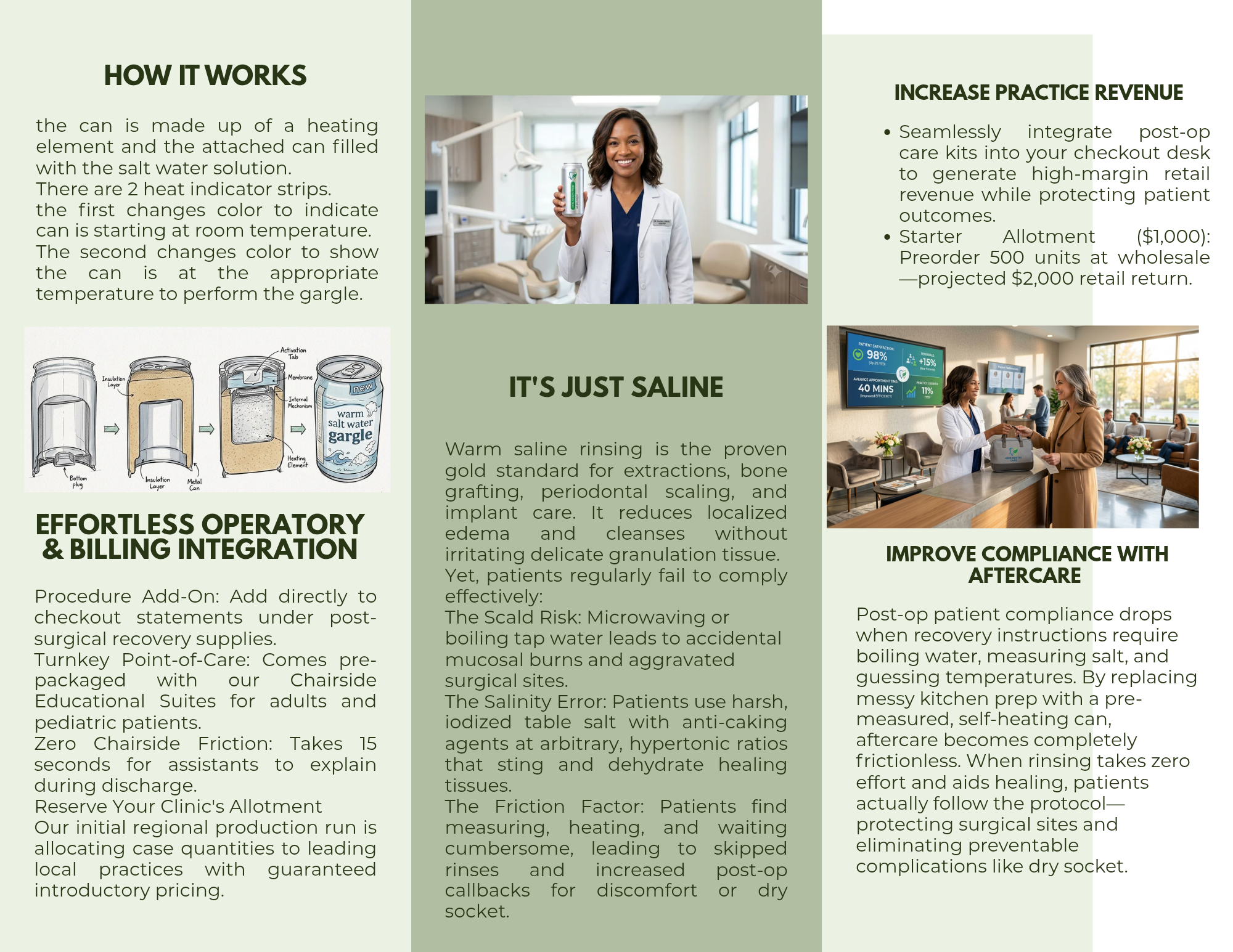 Practice brochure — inside